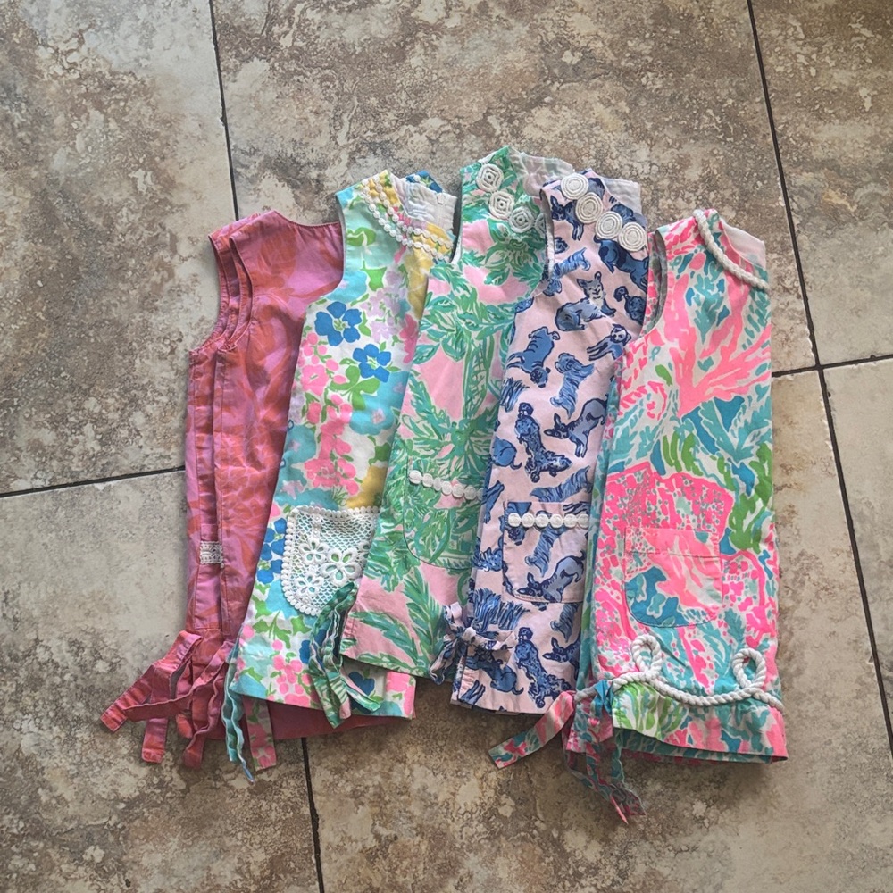 Lilly Pulitzer Sleeveless Dresses with Floral and Animal Prints